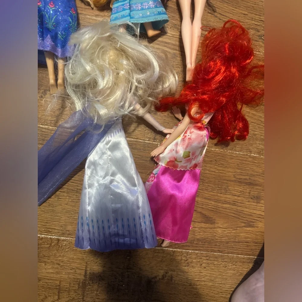 Disney Barbie doll lot of 5 dolls